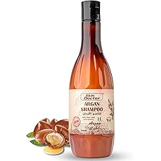 Skin Doctor Argan Shampoo- Cold-Pressed Argan Oil to Help Moisturize, Soften & Strengthen Hair for Damaged & Dry Frizzy Hair - Anti Hair Loss - Extra hydrating - Anti-Aging Hair Care (500 ml)