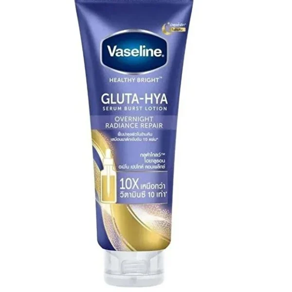 Vaseline Healthy Bright Gluta-Hya Night Lotion 300ml - Skin Brightening Body Lotion