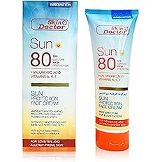 Skin Doctor Sun Protection Face Cream with Spf80 - 150ml